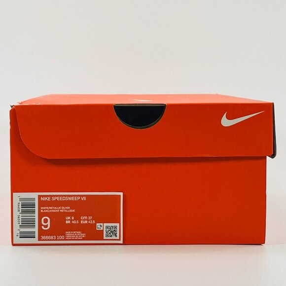 Nike Speedsweep 7 'White Metallic Silver' 366683-100 Wrestling Multi Size - Picture 8 of 10